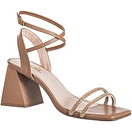 Sandália Salto Grosso Strass: Elegância GiGiL - imagem 2