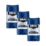 Gillette Clear Gel: Kit 3 Desodorantes Antibacterianos - imagem 1