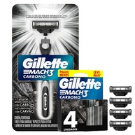 Gillette Mach3 Carbono: Barbear Impecável - imagem 1