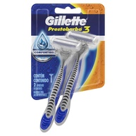 Gillette Prestobarba 3: Aparalho de Barbear com 3 Lâminas - imagem 1