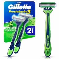 Gillette Prestobarba3 Sensitive: Barbear Suave e Sem Irritação - imagem 1