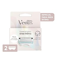 Gillette Venus Área Íntima: Carga Refil 2 Unidades - imagem 1