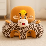 Assento Infantil com Almofada de Apoio Postural em Formato de Girafa - Conforto e Segurança para Bebês - imagem 3