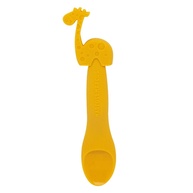 Colher em Silicone com Design de Girafa - Segura, Divertida e Ideal para Bebês - imagem 1