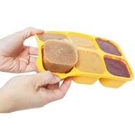 Forma para Congelar Girafa - Silicone Macio com Tampa, 6 Compartimentos - Marcus & Marcus Amarelo - imagem 5