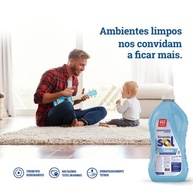 Desinfetante Girando Sol Talco 2L - Elimina 99,9% dos Germes com Fragrância Suave - imagem 3