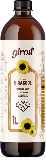 Óleo de Girassol Giroil Extra Virgem - 1 Litro - imagem 1