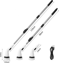 Esfregão Elétrico Giratório 9 em 1 Recarregável Sem Fio - Potente Mop para Pisos, Banheiros e Azulejos - imagem 4