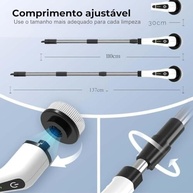 Esfregão Elétrico Giratório 360° - MOP Recarregável 9 em 1 com Escova Rotativa para Limpeza Profunda de Pisos, Azulejos e Banheiros - imagem 3