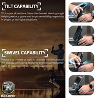 Suporte Inclinável e Giratório Garmin Striker 4/4Cv: Visão Perfeita para Pesca e Passeios - imagem 4