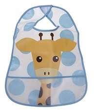 Girotondo Baby Babadores Girafa Impermeáveis - 2 Unidades Azul | Proteção e Estilo para Refeições - imagem 5
