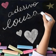Papel de Parede Adesivo Chalkboard Vinil Lousa Escrever com Giz - Preto Fosco 2m x 1m - imagem 5
