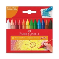 Giz de Cera Faber-Castell: 12 Cores Vibrantes! - imagem 1