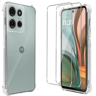 Kit Capa Anti Impacto Transparente + Película 3D Moto G15 - Proteção Total GL CASES - imagem 1