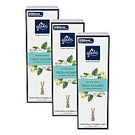 Glade Fresh Flowers: Kit 3 Difusores 100ml - imagem 1