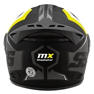 Capacete Mixs Gladiator Super Speed Fosco Cinza/Amarelo - Proteção e Estilo para Sua Pilotagem - imagem 3