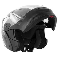 Capacete Escamoteável MIXS Gladiator Carbon Fosco 56 Grafite: Segurança e Estilo para Sua Pilotagem - imagem 2