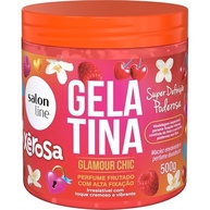 SALON LINE GELATINA XEROSA GLAMOUR CHIC 500G - imagem 5