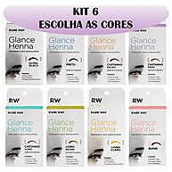Glance Henna: Kit 6 Cores p/ Sobrancelhas 100% Natural - imagem 1
