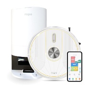 Robô Aspirador Ropo Glass 5 Pro Branco 110V com Estação Autolimpante - imagem 1