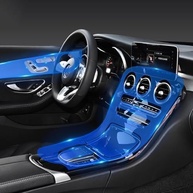 Película Protetora TPU Invisível para GPS Mercedes-Benz GLC W203 (2020-2023) - Alta Definição e Durabilidade - imagem 1