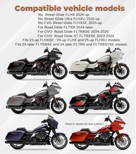 Capa de Assento Passageiro Harley Touring Road Glide 2023-2025 - Estilo e Proteção Premium - imagem 5