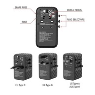 Verbatim GaN UTA-06: Adaptador Universal 100W com 4 Portas USB para Viagens Globais - imagem 3