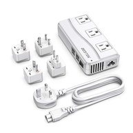 Adaptador Universal BESTEK 250W: Carregue Tudo em Qualquer Lugar com USB e Tomadas Globais - imagem 2