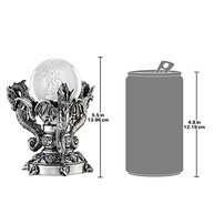 Dragons of Corfu Castle - Estátua Decorativa Gótica com Globo de Vidro, 12 cm, Design Toscano - imagem 3