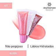 Gloss Labial Ana Hickmann: Kit 3 Unidades Supreme Glow - imagem 1