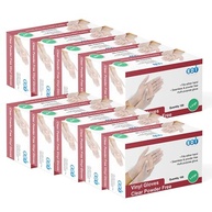 EDI Clear Powder Free Vinyl Glove,4.3 mil,Disposable glove,Industrial Glove,Clear, Latex Free and Allergy Free, Plastic, Work, Food Service, Cleaning,100 gloves per box (1000, large) - imagem 2