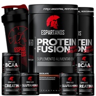 Kit Hipertrofia Total: Whey, BCAA, Creatina e Glutamina - imagem 2