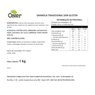 Granola Premium Tradicional Oner 1Kg Sem Glúten Baixo em Açúcares Rica em Fibras e Ingredientes Naturais Perfeita para um Café da Manhã Saudável Crocante e Nutritiva para Dietas Equilibradas - imagem 2