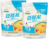 Kit 2X: Cereal Matinal Zero Açúcar Sem Glúten Vegano Vitalin 200g - imagem 1