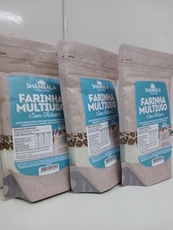 Farinha Multiuso Com Psyllium E Arroz Integral Sem Glúten Kit 3x400g Mais Nutrientes Bolos Fofinhos Pães Deliciosos Biscoitos Crocantes Gluten Free - imagem 3