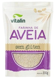 Kit 6X: Farinha de Aveia Sem Glúten Vitalin 200g - imagem 2