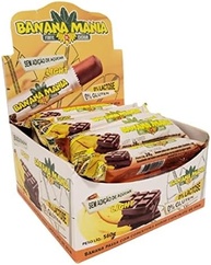 Bananinha Com Chocolate Vegano Sem Lactose Sem Glúten Sem Adição de Açúcar 20 Und de 28g - Banana Mania - imagem 4