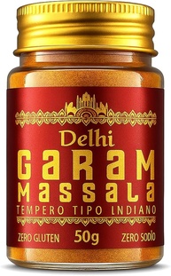 Garam Massala Delhi 50g Tempero Indiano Sem glúten, Zero sódio Masala - imagem 1
