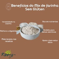 Mix de Farinha Especial SEM GLÚTEN - 500g | Kippys Natural - imagem 5