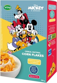 Cereal Corn Flakes Sem Glúten Disney 150G - imagem 1