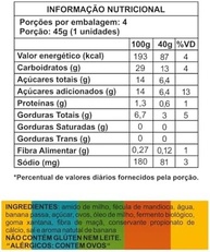 DIPANE BANANA (PÃO DOCE) SEM GLÚTEN S/LEITE 180G - imagem 1