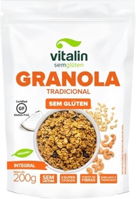 Vitalin Granola Tradicional Integral Sem Glúten 200G - imagem 1
