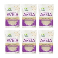 Kit 6 Pouchs de Farinha de Aveia Integral sem Glúten de 200g cada - Vitalin - imagem 2