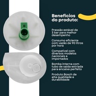 Kit Bomba Combustível Universal 12V Gasolina Bosch - Fiat, Ford, GM, Renault e VW - imagem 4