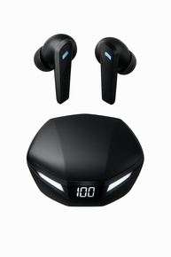Fone de Ouvido GM2 PRO MAX 2025: Bluetooth 5.4, LED, Som 360° e ANC - Preto - imagem 1