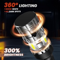 Lâmpada LED 921 YCLL para GMC Sierra 1500/2500/3500 HD: Brilho 300% e 6000K Branco Frio - imagem 5