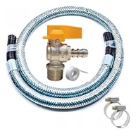 Kit Instalação Mangueira de Gás GN/GLP 120cm com Válvula de Segurança - imagem 2