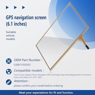 Digitalizador de Tela Touch Screen GNXFixt 6.1" 4 Pinos para Rádios de Navegação Toyota (4Runner, Camry, Yaris, Highlander) - Substitui LQ061Y5DG03 - imagem 3