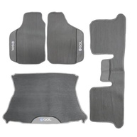 Tapete Automotivo Gol G5 G6 G7 G8 Borracha 3 Peças + Protetor Porta Malas Impermeável Grafite - imagem 3