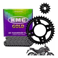 Kit Relação KMC Gold Cb 300 F Twister Nova 2023/2024 com Retentor - Durabilidade e Performance - imagem 1